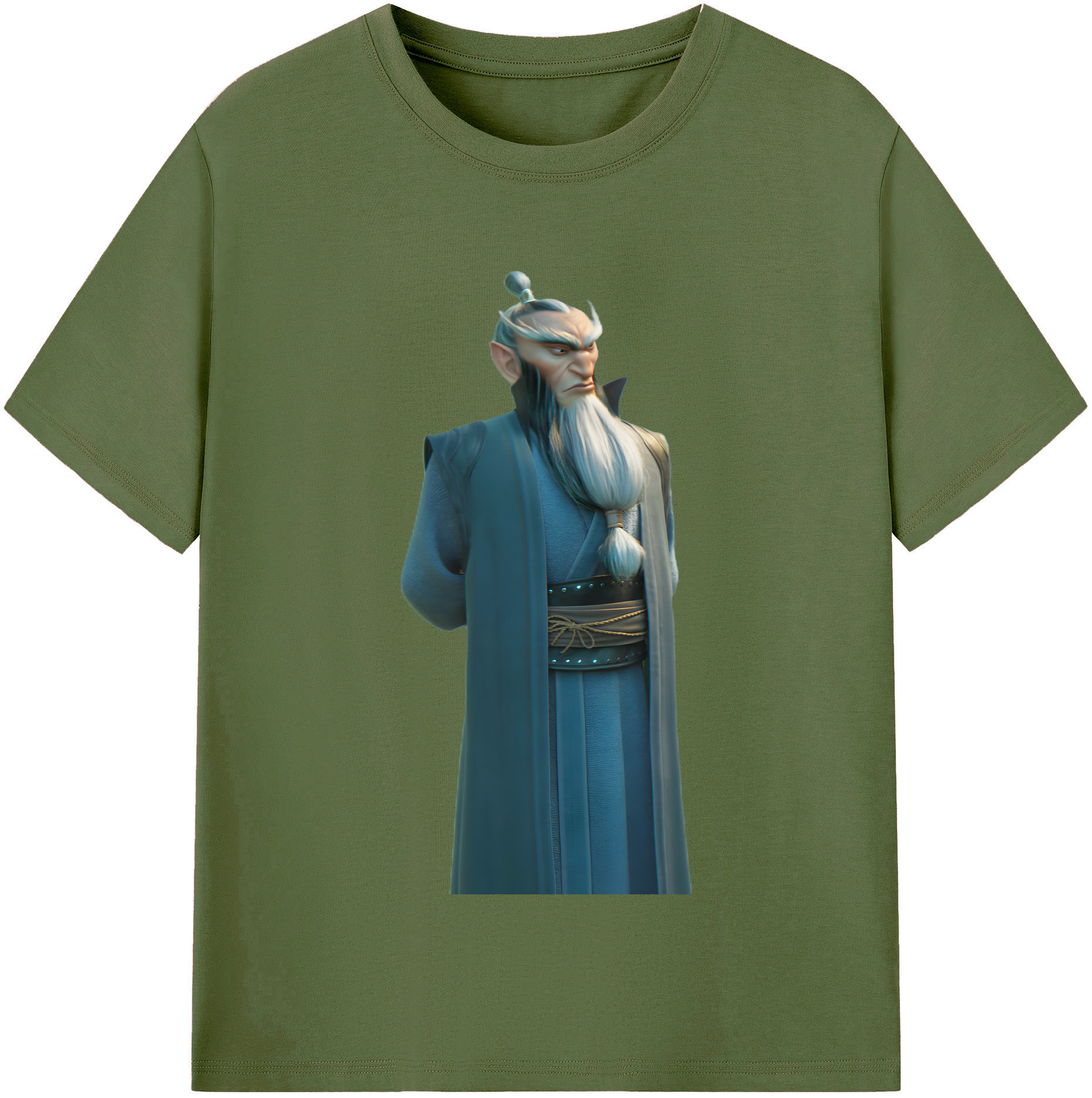 （画像用） Ne Zha 2 ナタ 魔童の大暴れ 綿100％半袖Tシャツ（フロントプリント）